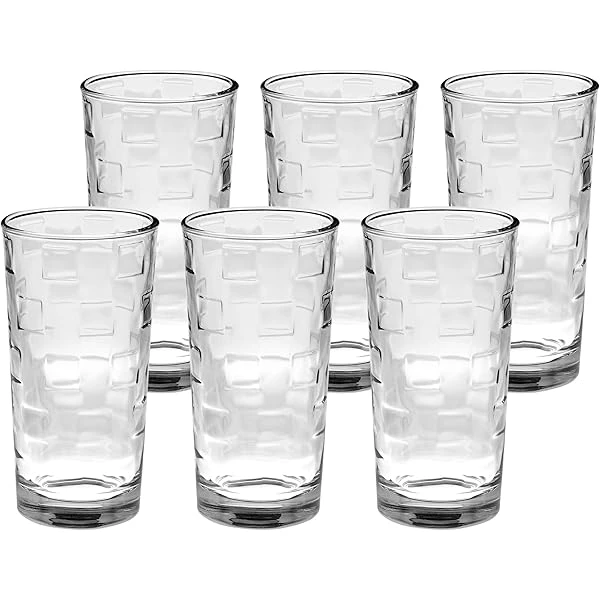 Round Water Glass 220 ml 6 pis set (ST-102)