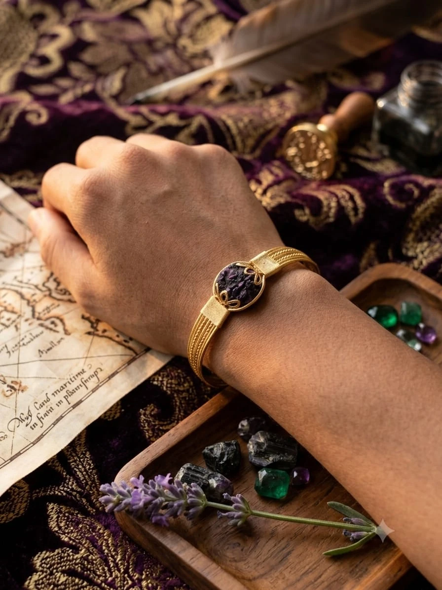 Rudraksha Kada Bracelet.