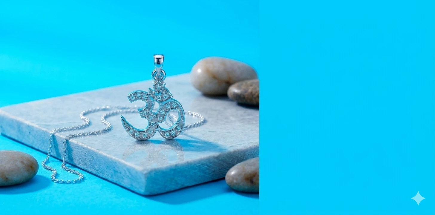 Om symbol pendant necklace