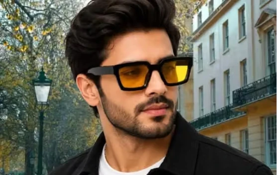 Unisex Black Metal Round UV Protected Sunglasses for Men & Women (Pack of 2)
