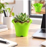 decorative_plastic_fl ower_pot_1pc_no207
